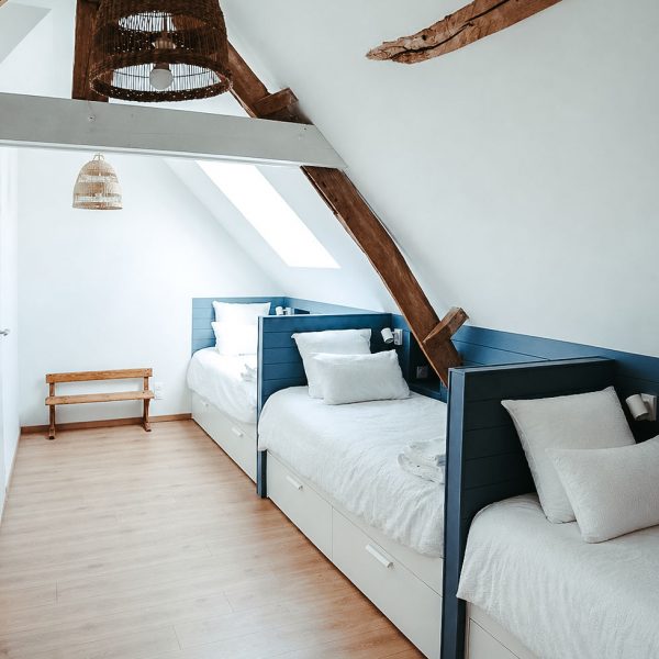 Chambre Tadorne - Etage - 3 lits 90x200